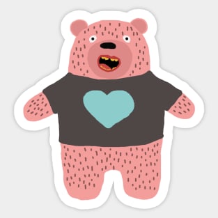 Hug Bear 2 Sticker